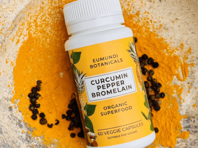 Curcumin Pepper Bromelain Capsules - 60caps