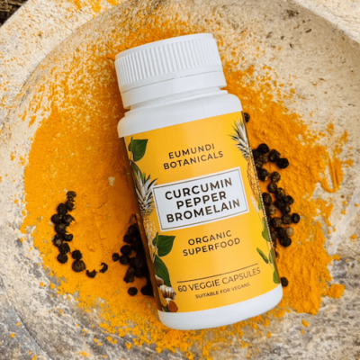 Curcumin Pepper Bromelain Capsules - 60caps